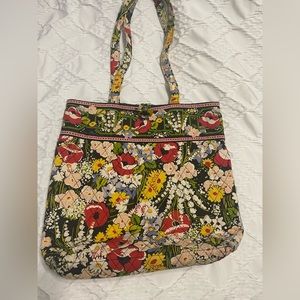 Vera Bradley quilted tote bag